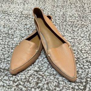 J. Crew Edie Leather Loafer Flats